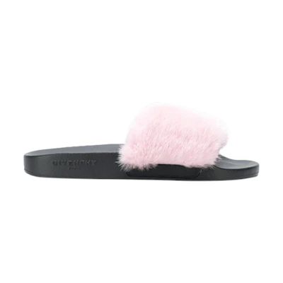 (W) Givenchy Fur Slides 'Pink'