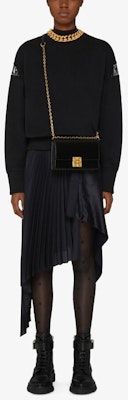 (W) Givenchy 2021秋冬黑色蕾絲肩袖設計衛衣 BWJ02Q3Z7Z-001 Lookbook (W) Givenchy 2021秋冬黑色蕾絲肩袖設計衛衣 BWJ02Q3Z7Z-001