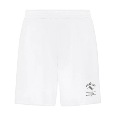 (Women) Givenchy FW21 Elastic Waist Knit Casual Shorts White BM50Y53Y6V-100