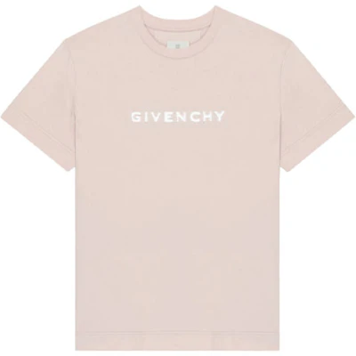 (W) 纪梵希FW21标志裸粉短袖针织T恤。 BW707Z3Z85-657 Order (W) 纪梵希FW21标志裸粉短袖针织T恤。 BW707Z3Z85-657