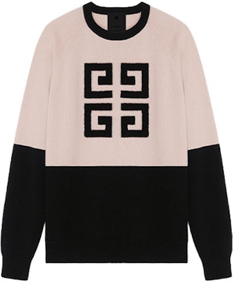 (Women) GIVENCHY FW21 Pink Logo Color-Block Cashmere Pullover Sweater. BW908N4ZBA-024 Buy (Women) GIVENCHY FW21 Pink Logo Color-Block Cashmere Pullover Sweater. BW908N4ZBA-024