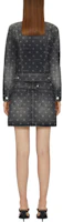 Shop (Women) Givenchy FW22 Black Denim Button Zip Mini Skirt. BW40KR5Y4G-001