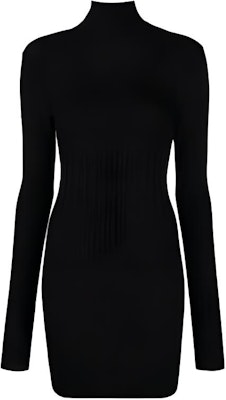 (W) 纪梵希FW22黑色高领收腰长袖连衣裙 BW219B40CY-001 Buy (W) 纪梵希FW22黑色高领收腰长袖连衣裙 BW219B40CY-001