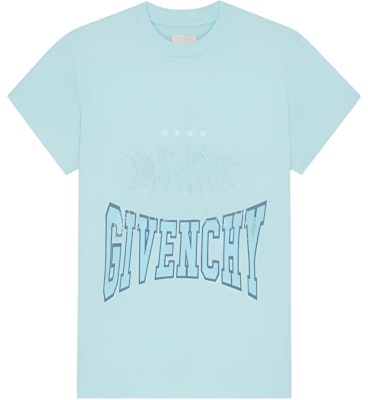 (Women) Givenchy FW22 Blue Logo Print Crewneck T-Shirt BW70AS3ZB1-466 Buy (Women) Givenchy FW22 Blue Logo Print Crewneck T-Shirt BW70AS3ZB1-466
