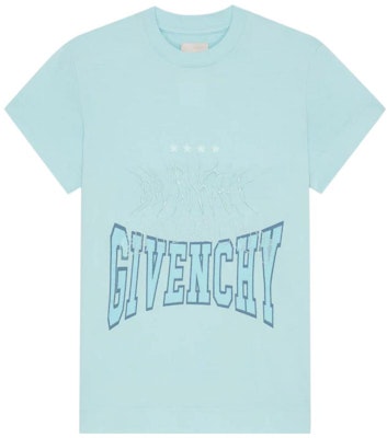 (Women) Givenchy FW22 Blue Logo Print Crewneck T-Shirt BW70AS3ZB1-466 Order (Women) Givenchy FW22 Blue Logo Print Crewneck T-Shirt BW70AS3ZB1-466
