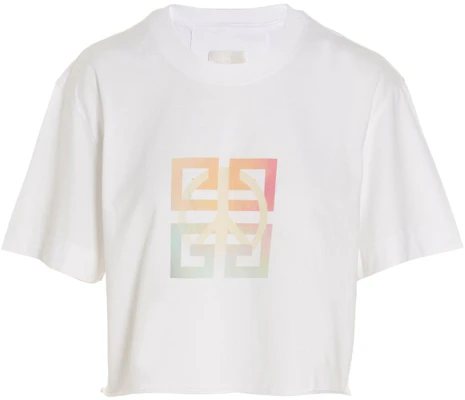 (Women) Givenchy FW22 Cropped Logo Print Crewneck T-Shirt White BW709X3Z9Y-100 Order (Women) Givenchy FW22 Cropped Logo Print Crewneck T-Shirt White BW709X3Z9Y-100