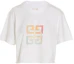 Order (Women) Givenchy FW22 Cropped Logo Print Crewneck T-Shirt White BW709X3Z9Y-100