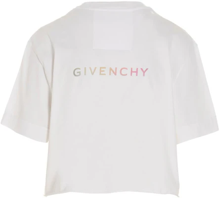 (Women) Givenchy FW22 Cropped Logo Print Crewneck T-Shirt White BW709X3Z9Y-100 Lookbook (Women) Givenchy FW22 Cropped Logo Print Crewneck T-Shirt White BW709X3Z9Y-100