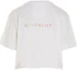 Lookbook (Women) Givenchy FW22 Cropped Logo Print Crewneck T-Shirt White BW709X3Z9Y-100