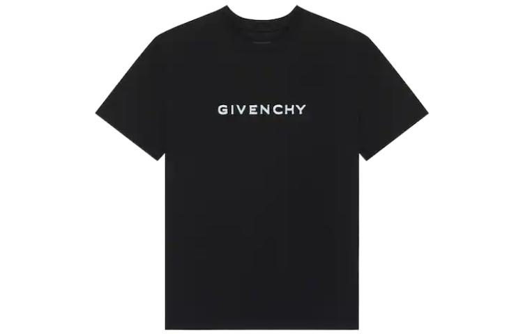(Women) GIVENCHY FW22  Logo Print Black Round Neck Short Sleeve T-Shirt BW707Z3Z85-001 圖 2