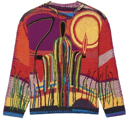 (W) 纪梵希 FW22 红色印花圆领毛衣套头衫 BW90FS4ZD2-960 Lookbook (W) 纪梵希 FW22 红色印花圆领毛衣套头衫 BW90FS4ZD2-960