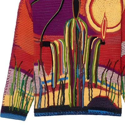 (W) 纪梵希 FW22 红色印花圆领毛衣套头衫 BW90FS4ZD2-960 Sizing (W) 纪梵希 FW22 红色印花圆领毛衣套头衫 BW90FS4ZD2-960