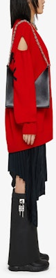 (Women) Givenchy FW22 Red Tiger Patch Logo V-Neck Button Knit Cardigan Sweater. BW90ES4ZBZ-606 Purchase (Women) Givenchy FW22 Red Tiger Patch Logo V-Neck Button Knit Cardigan Sweater. BW90ES4ZBZ-606