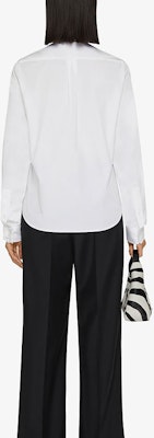 (W) Givenchy FW22 Kemeja Lengan Panjang Single-Breasted Putih BW60ZC14M6-100 Shop (W) Givenchy FW22 Kemeja Lengan Panjang Single-Breasted Putih BW60ZC14M6-100