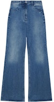 (Women) Givenchy FW22 Solid Wide-Leg Loose Jeans Blue. BW50WH50TX-400 (Women) Givenchy FW22 Solid Wide-Leg Loose Jeans Blue. BW50WH50TX-400