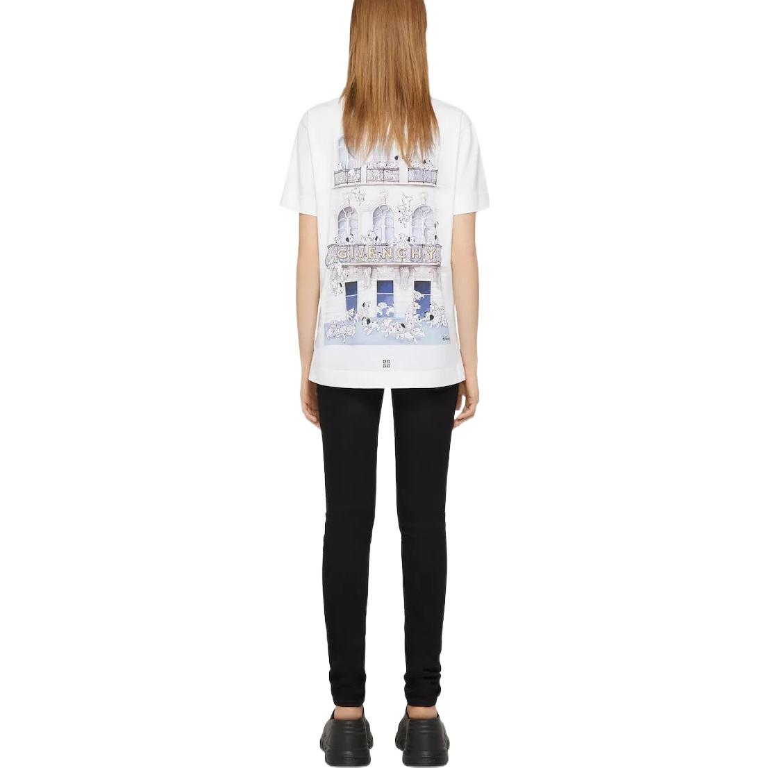(Women) GIVENCHY FW22  White Dalmatian Logo Printed Oversized T-Shirt. BW707Z3ZAQ-100 圖 5