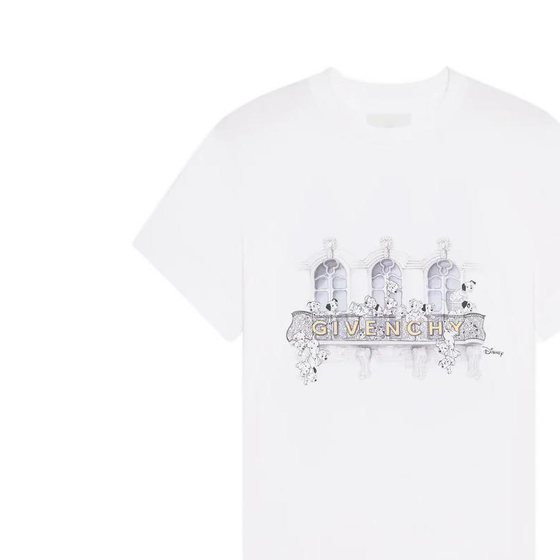 (Women) GIVENCHY FW22  White Dalmatian Logo Printed Oversized T-Shirt. BW707Z3ZAQ-100 圖 7