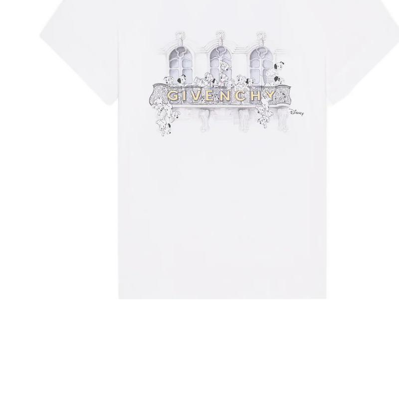 (Women) GIVENCHY FW22  White Dalmatian Logo Printed Oversized T-Shirt. BW707Z3ZAQ-100 圖 8
