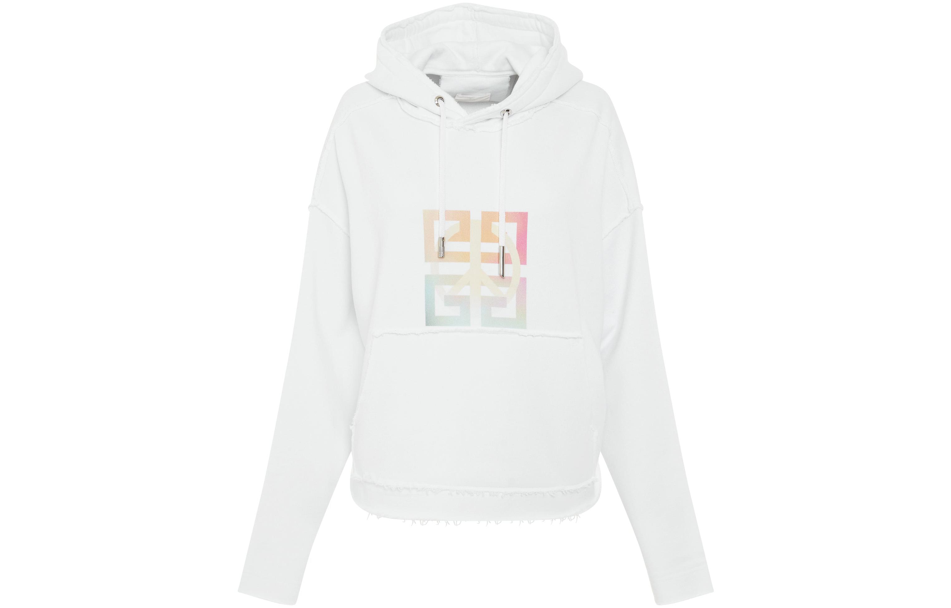 Order (W) Sudadera Blanca para Mujer GIVENCHY FW22 con Logo Degradado. BWJ0303Z9Y-100