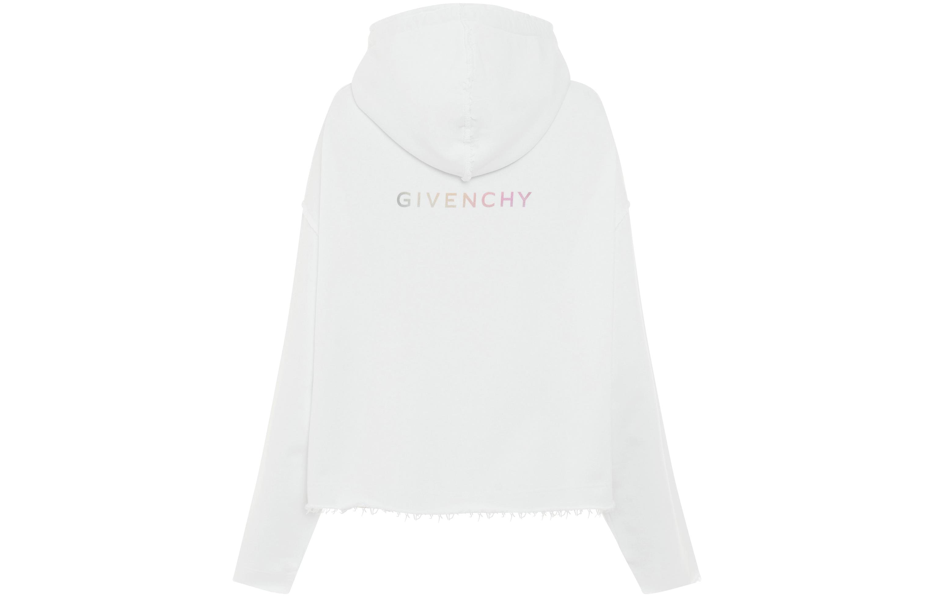 Lookbook (W) Sudadera Blanca para Mujer GIVENCHY FW22 con Logo Degradado. BWJ0303Z9Y-100