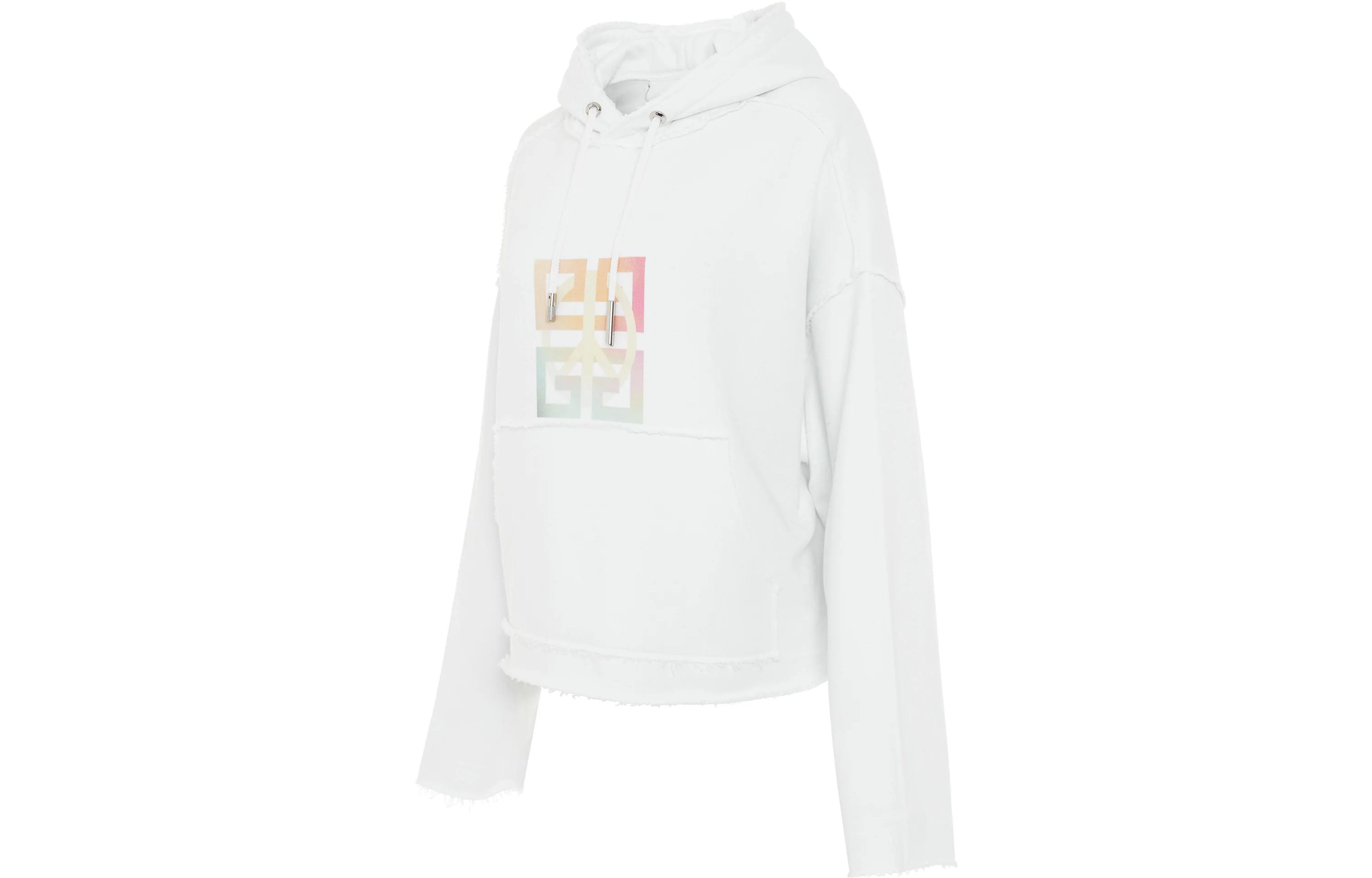 Purchase (W) Sudadera Blanca para Mujer GIVENCHY FW22 con Logo Degradado. BWJ0303Z9Y-100