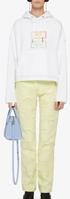 (W) Sudadera Blanca para Mujer GIVENCHY FW22 con Logo Degradado. BWJ0303Z9Y-100 Details for (W) Sudadera Blanca para Mujer GIVENCHY FW22 con Logo Degradado. BWJ0303Z9Y-100