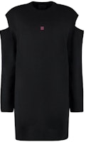 (Women) Givenchy FW22 Logo Off-Shoulder Wool Knit Sweater for Women - Black BW21DU4ZBJ-024 (Women) Givenchy FW22 Logo Off-Shoulder Wool Knit Sweater for Women - Black BW21DU4ZBJ-024