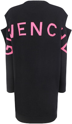(W) Givenchy FW22 Logo Off-Shoulder Sweater Wanita Wool Hitam BW21DU4ZBJ-024 Lookbook (W) Givenchy FW22 Logo Off-Shoulder Sweater Wanita Wool Hitam BW21DU4ZBJ-024