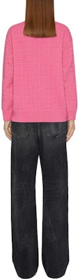 (Women) Givenchy FW22 Pink Mono Jacquard Crewneck Pullover Sweater . BW90FY4ZD8-670 Shop (Women) Givenchy FW22 Pink Mono Jacquard Crewneck Pullover Sweater . BW90FY4ZD8-670