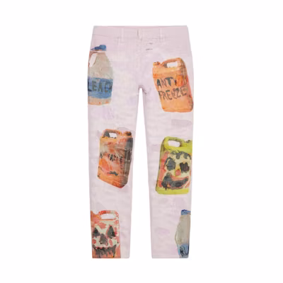 (Women) Givenchy FW22 Porcelain Print Straight-Leg Jeans Women’s Light Purple. BW50Q550RG-541