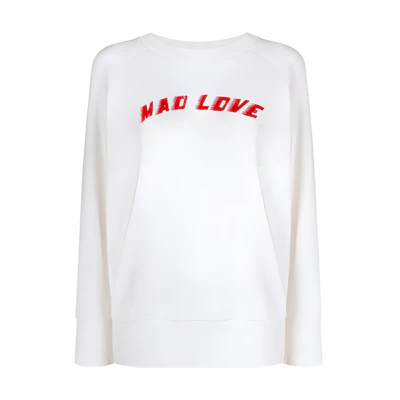 (Women) Givenchy FW22 White Slim-Fit Logo Print Sweatshirt BW70533Z0S130