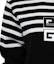 Purchase (W) GIVENCHY FW23 Sweater Crewneck Hitam Striped Logo Bordir. BW90NZ4ZL1-001