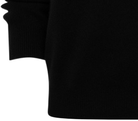 (W) GIVENCHY FW23 Sweater Crewneck Hitam Striped Logo Bordir. BW90NZ4ZL1-001 Sizing (W) GIVENCHY FW23 Sweater Crewneck Hitam Striped Logo Bordir. BW90NZ4ZL1-001