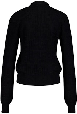 (W) GIVENCHY FW23 Sweater Rajut Hitam V-Neck dengan Kancing Depan. BW90NM4ZKD-001 Lookbook (W) GIVENCHY FW23 Sweater Rajut Hitam V-Neck dengan Kancing Depan. BW90NM4ZKD-001