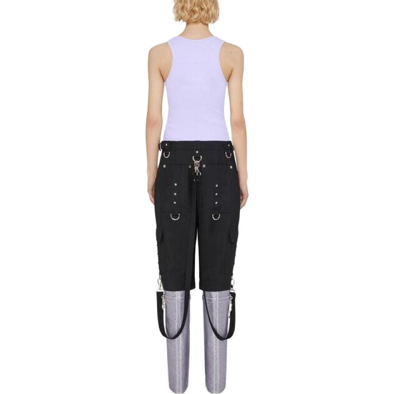 Shop (W) 지방시 FW23 솔리드 리브드 크루넥 캐주얼 탱크탑 BW70CH311T-532