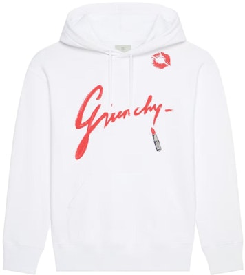 (W) GIVENCHY FW23 白色字母印花連帽衫 BWJ01C3YDD-100 Order (W) GIVENCHY FW23 白色字母印花連帽衫 BWJ01C3YDD-100