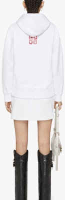(W) GIVENCHY FW23 白色字母印花連帽衫 BWJ01C3YDD-100 Shop (W) GIVENCHY FW23 白色字母印花連帽衫 BWJ01C3YDD-100