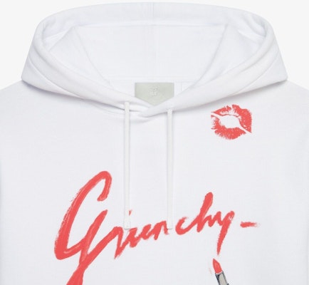 (W) GIVENCHY FW23 白色字母印花連帽衫 BWJ01C3YDD-100 Sizing (W) GIVENCHY FW23 白色字母印花連帽衫 BWJ01C3YDD-100