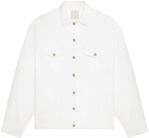 (Women) GIVENCHY FW23 White Single-Breasted Loose Fit Casual Jacket BW00JW5Y4J-100 (Women) GIVENCHY FW23 White Single-Breasted Loose Fit Casual Jacket BW00JW5Y4J-100