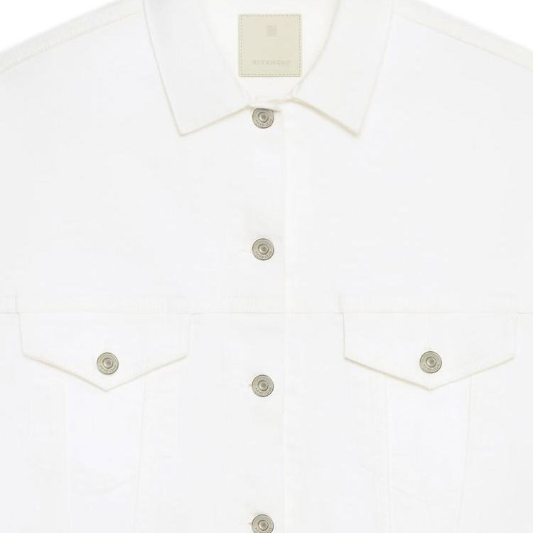 Details for (W) GIVENCHY FW23 Jaket Kasual Fit Longgar Putih Single-Breasted BW00JW5Y4J-100