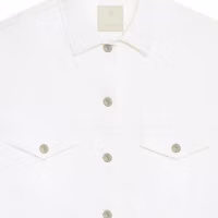 Details for (Women) GIVENCHY FW23 White Single-Breasted Loose Fit Casual Jacket BW00JW5Y4J-100
