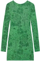 (Women) GIVENCHY FW23 Floral Jacquard Mini Long-Sleeve Dress Women’s Green BW21TD4ZJP-366 (Women) GIVENCHY FW23 Floral Jacquard Mini Long-Sleeve Dress Women’s Green BW21TD4ZJP-366