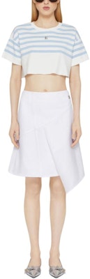 (W) ジバンシー FW24 ホワイト ロゴ デニム ロングスカート ミッドウエスト ファッション BW40VA5YB4-100 Lookbook (W) ジバンシー FW24 ホワイト ロゴ デニム ロングスカート ミッドウエスト ファッション BW40VA5YB4-100