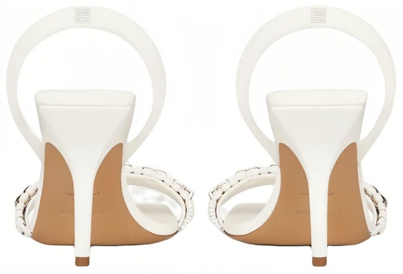 (Women) Givenchy G-Chain Woven Leather Sandals 'Ivory White' BE306JE1DR-105 Shop (Women) Givenchy G-Chain Woven Leather Sandals 'Ivory White' BE306JE1DR-105