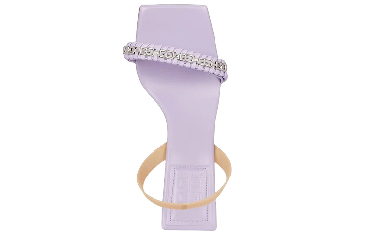 Lookbook (Women) Givenchy G Chain Woven Leather Sandals 'Purple' BE306JE1DR-596