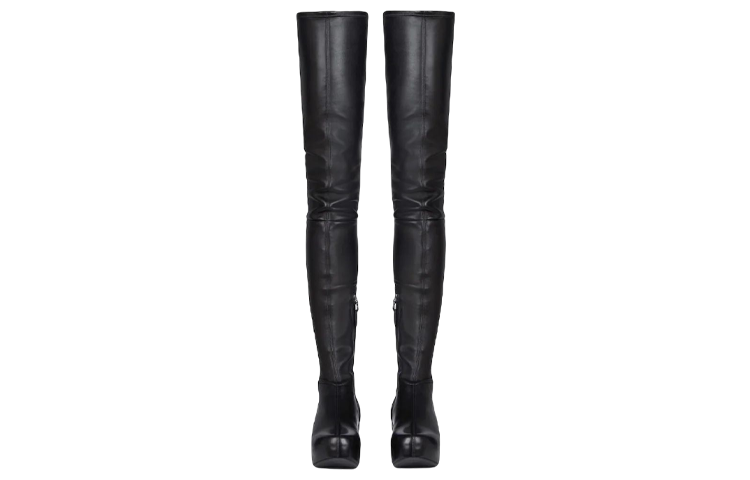 Lookbook GIVENCHY紀梵希 G Clog 皮革 長筒靴 女款 黑色