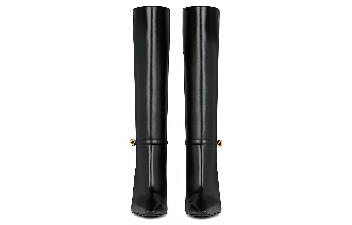 (W) Givenchy G Cube 'Black Leather Pointed High-Heel Boots' 圖 3