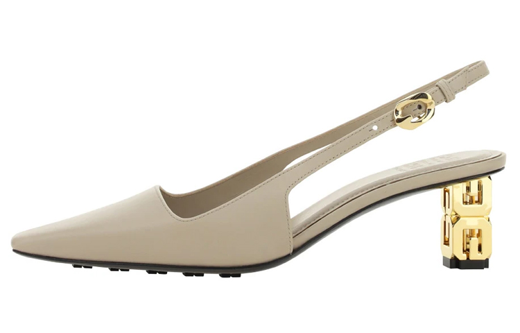 (W) Givenchy G Cube High Heels 'Beige Buckle'