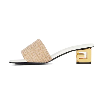 (W) Givenchy G Cube Slide 'Yellow White'