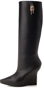 (W) But G Givenchy G Lock Boot Tumit Tinggi Lutut 'Hitam' BE702KE1M1-001 Buy (W) But G Givenchy G Lock Boot Tumit Tinggi Lutut 'Hitam' BE702KE1M1-001